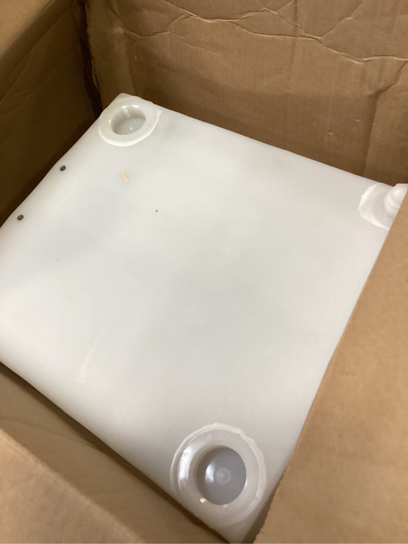 Condition photo showing Good Condition for 29 Gallon RV Fresh Water Tank, Potable Water Storage Tank for Drinking, Cooking, Cleaning, Showering, for Campers, Trailers, Motorhomes, RVs, Cube Shape, 32" x 16" x 14" (WT-5077) Cube 29 Gallon
