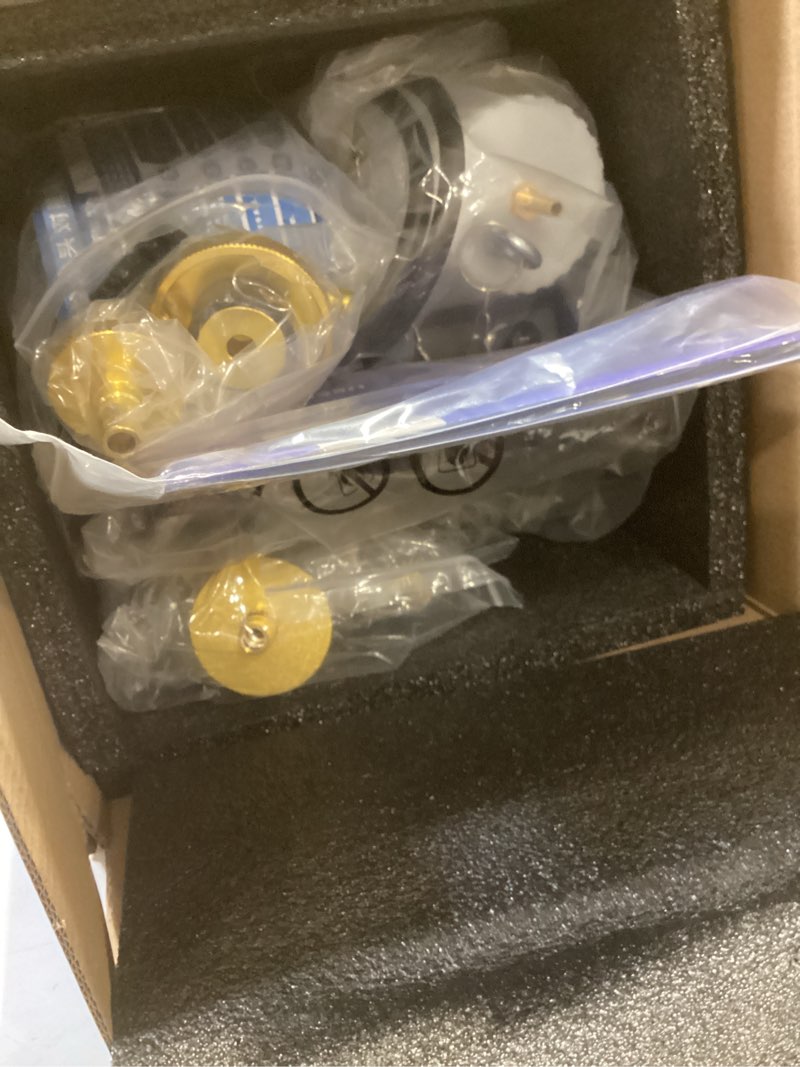 Condition photo showing Good Condition for f109 automatic brake bleeder kit 0.7~2.5 bar electric brake fluid bleeder machine with 9 master cylinder adapter, 1.6l/min flow airless vacuum filling fluid extractor tool for toyota bmw honda ford