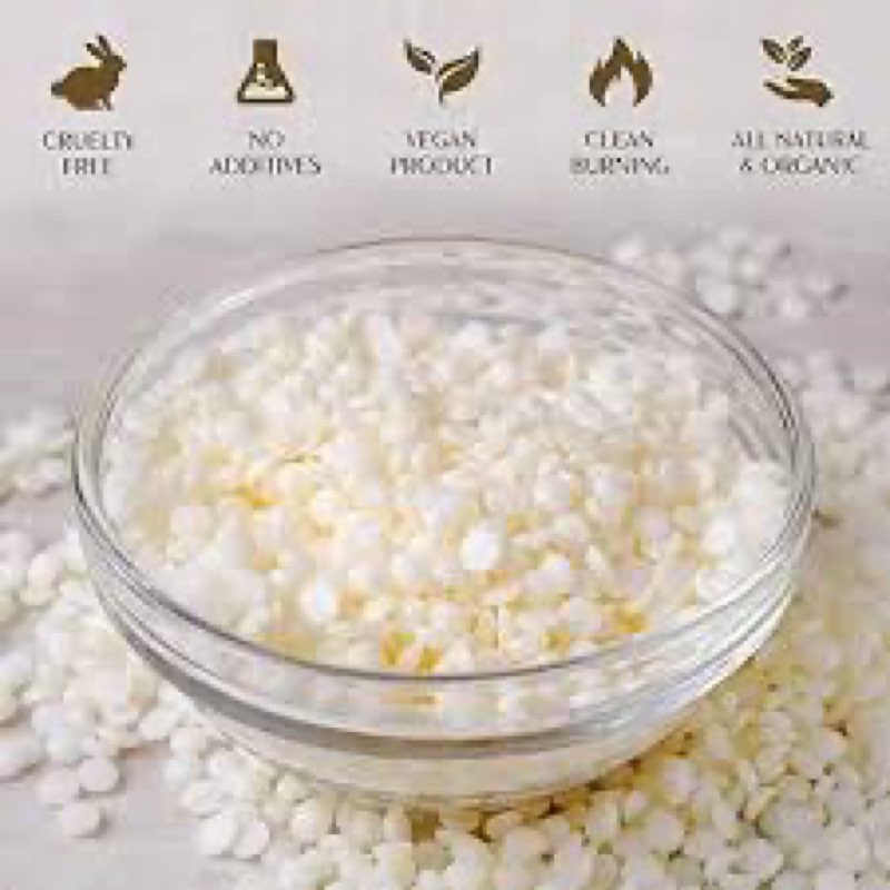 Soy Wax, Waxcanpy Natural Candle Wax, Organic Soy Wax for Candle Making from Farm, No Additives, Har