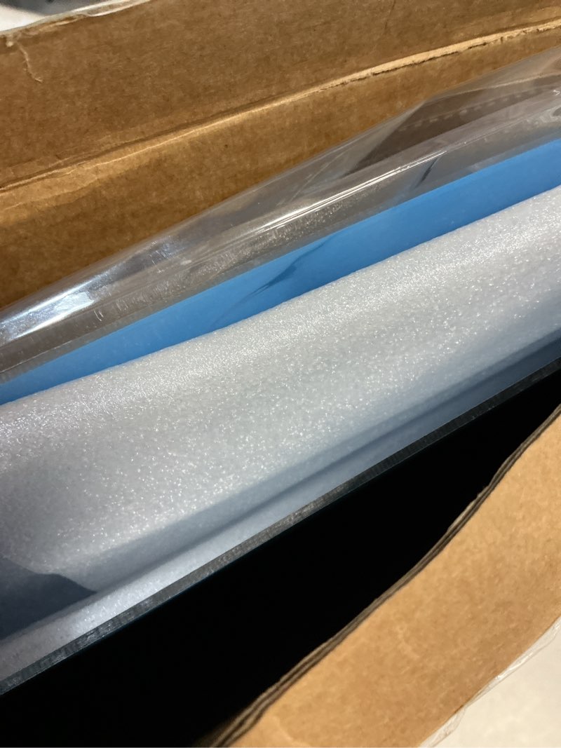 Condition photo showing New/Like New for Queekay 2 Pcs Home Gym Mirrors 12" x 24" Acrylic Wall Mirror Tiles 2mm Thick Self Adhesive Mirror Sheets Frameless Wall Mounted Mirror Stickers Decor for Workout Bedroom Ceiling