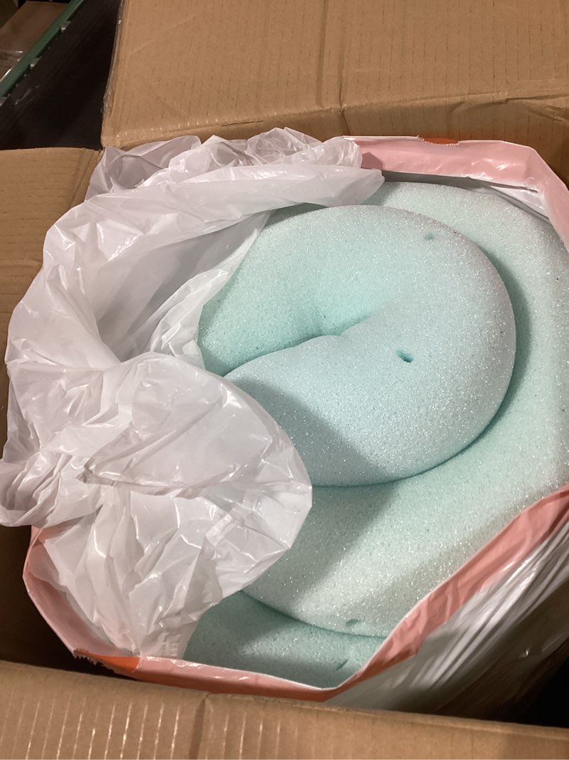 Condition photo showing Good Condition for similar product Amazon Basics Queen Mattress Topper, Cooling Gel-Infused, CertiPUR-US Certified, 2 Inches, Blue Queen 2\" Alternative Latex