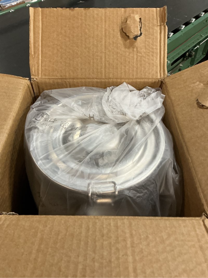 Condition photo showing Good Condition for 304 Stainless Steel 20 Liter Milk Can, 5.25 Gallon Wine Pail Bucket with Spigot and Sealed Lid, Heavy Duty 20L