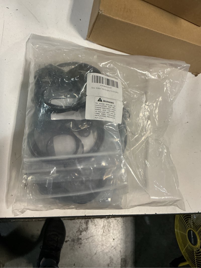 Condition photo showing New/Like New for walkie talkie earpiece for midland gxt1000vp4 gxt1050vp4 lxt600vp3 lxt500vp3, security two-way radio headset with ptt mic, g-shape 3-pack 3* g-shape earpiece