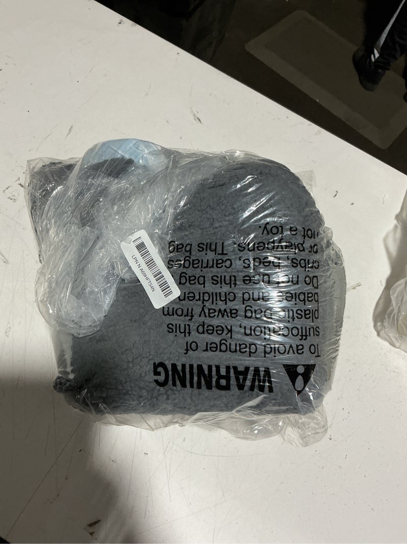 Condition photo showing Good Condition for HOMBYS Sherpa Fleece Lumbar Support Pillow with Headrest for Recliner,Memory Foam Recliner Chair Cushion for Back Pain,Big High Back Support for Recliner with Chair Headrest for Elderly (Grey)