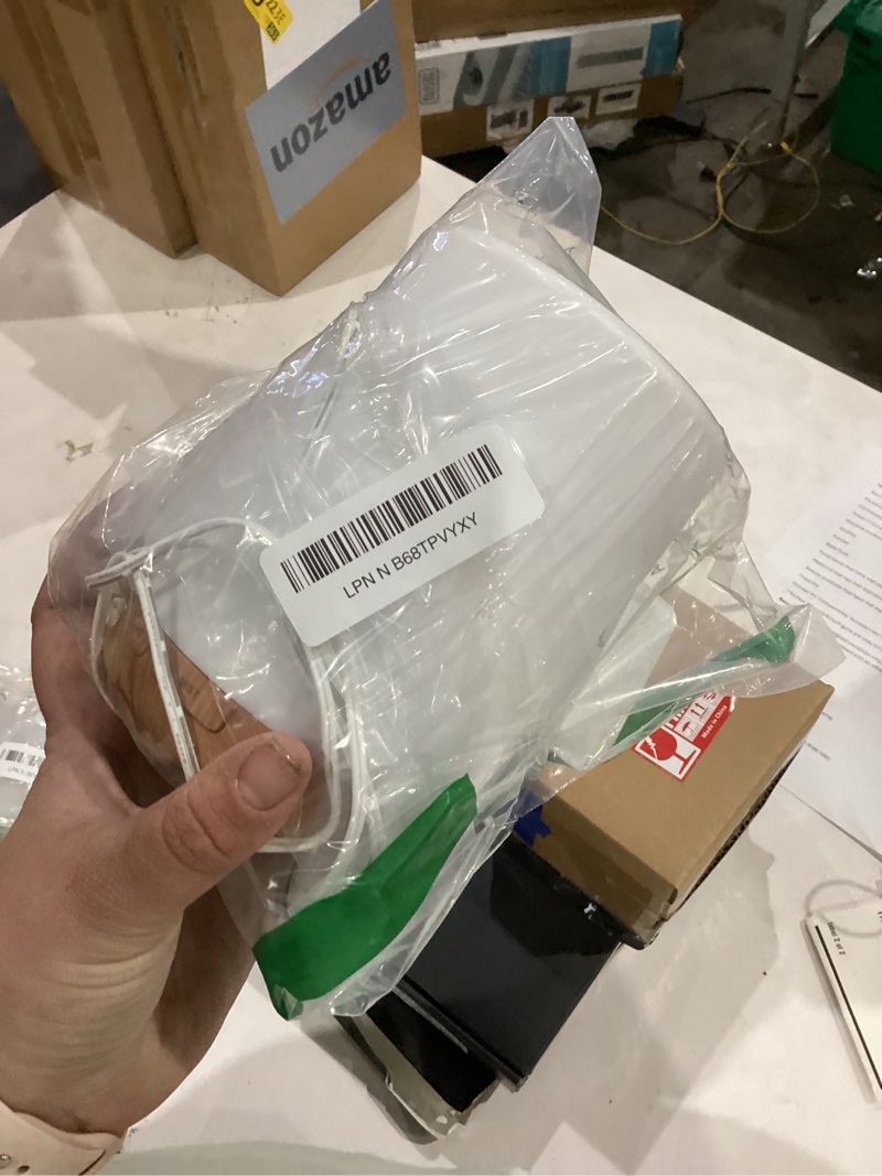 Condition photo showing As Is for InnoGear 300ML Essential Oil Diffuser, Premium 5-in-1 Ultrasonic Aromatherapy Diffusers Scent Humidifier Aroma Diffuser Vaporizer Auto-Off Timer for Room Office Home, Yellow, Medium White With Yellow Base Diffuser Medium