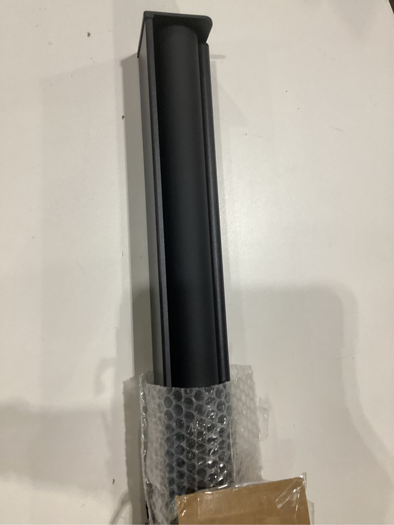 Condition photo showing As Is for aosky cordless roller shades blackout blinds for windows room darkening rolled up shades with spring system, uv protection window shades door blinds for home and office (23\" w x 72\" h, ivory) 23\"w x 72\"h ivory, similar to stock photo