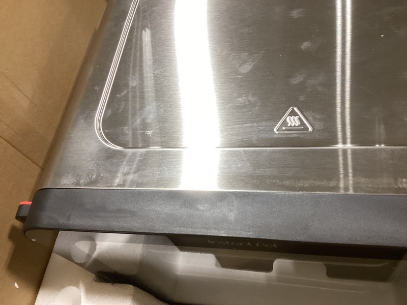 Condition photo showing Good Condition for Instant Pot No Preheat Required* 4-Slice Air Fryer Toaster Oven with InstantHeat Technology, 7-in-1, Air Fry, Bake, Toast, Roast, Broil, Warm, and Make Pizza