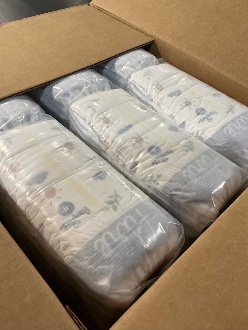 Condition photo showing New/Like New for pampers baby diapers - pure protection - size 4, 150 count, for up to 100% leakproof, premium plant-based skin protection