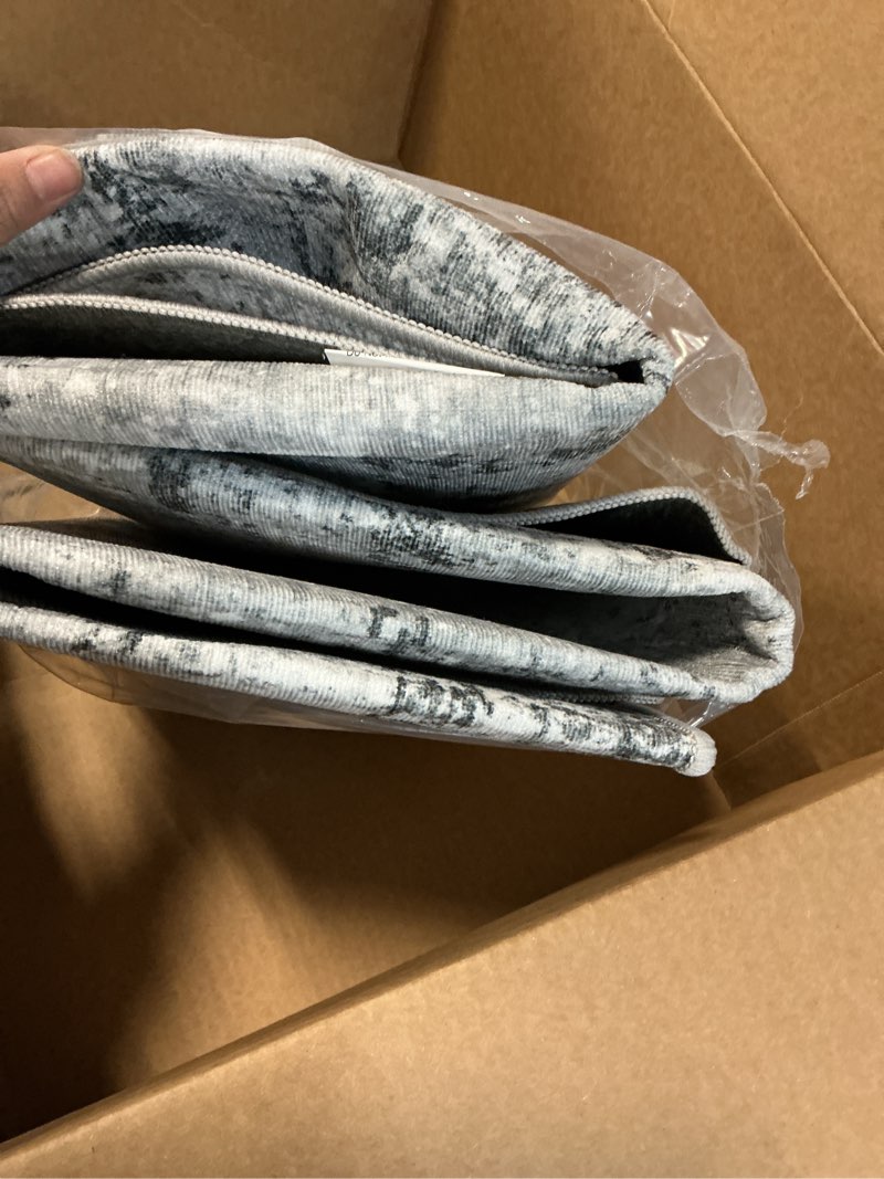 Condition photo showing Good Condition for chakme Office Chair Mat for Hardwood Floor, 48"x36" Easy Glide Computer Desk Mat Protector for Rolling Chair Under Desk Rug Nonslip Backing, Machine Wash, (Boho) 36"x48" Modern Abstract