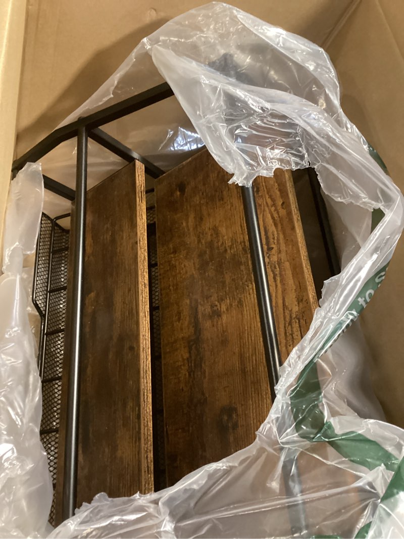 Condition photo showing Good Condition for Coffee Syrup Rack Organizer, 3-Tier 8 Bottle Syrup Rack with 35 K Cup Drawer for Coffee Bar, Countertop Bottle Holder Stand for Dressing for Kitchen Cafe Station 3 Tier 8 Bottle with Drawer