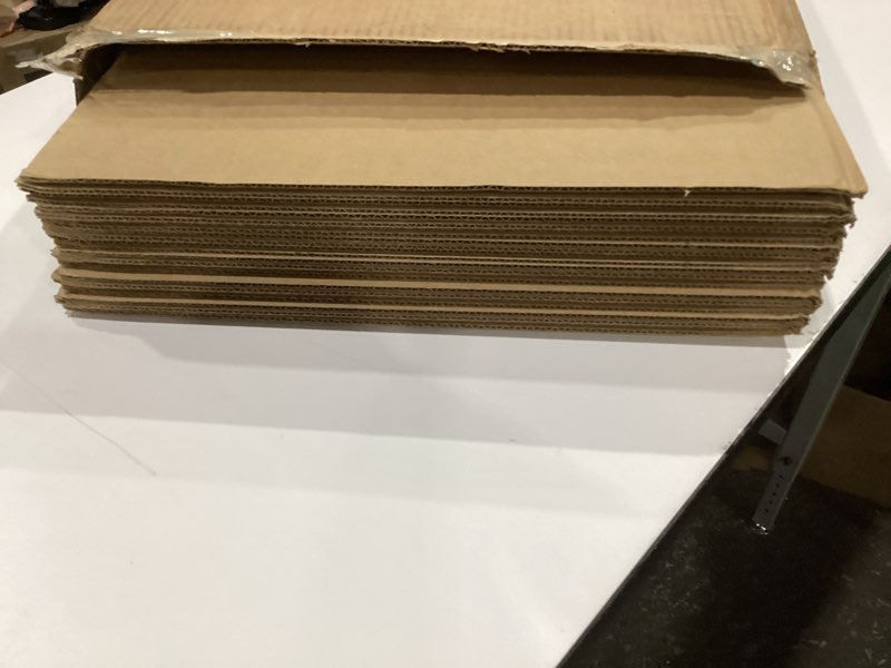 Condition photo showing As Is for large moving boxes 20'' x 20'' x 15'' (pack of 6), corrugated cardboard boxes for packing, shipping & moving