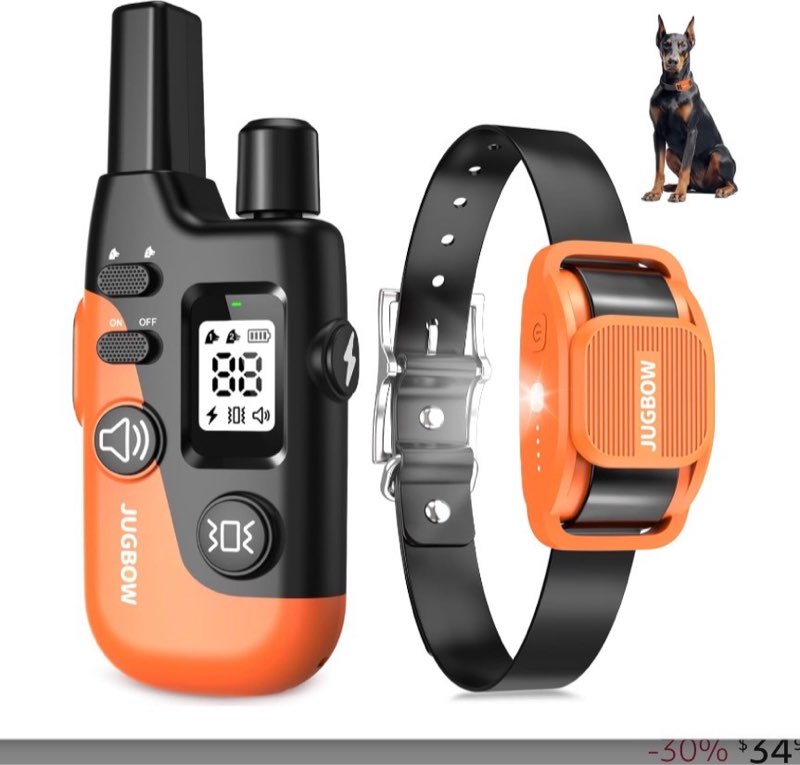 Dog training collar 