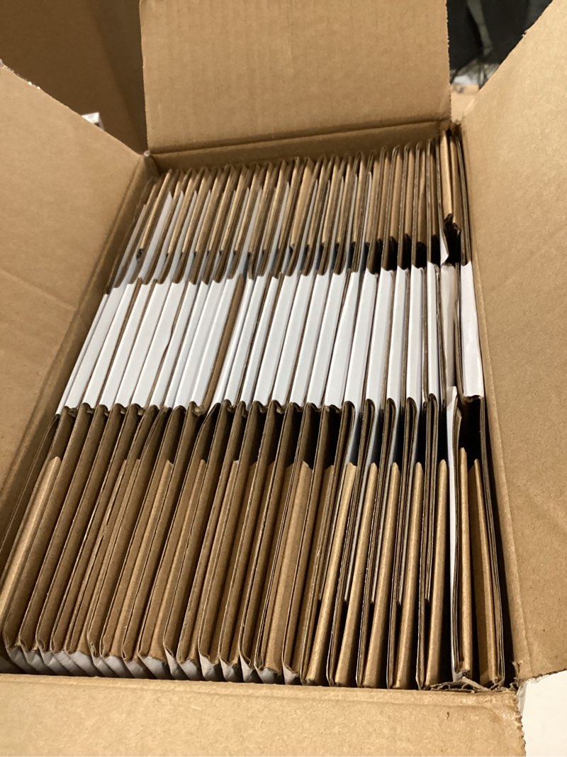 Condition photo showing New/Like New for EXYGLO Trading Card Storage Box 25 Pack 700 Count 20pt, 14.2x3.8x2.9 Inch White Cardboard Card Boxes for TCG/MTG/Sport Cards, Fit 3.6x2.6 Sleeves Shipping or Storing, 17500 Max Capacity in Total 14.2"x3.8"x2.9" Single White