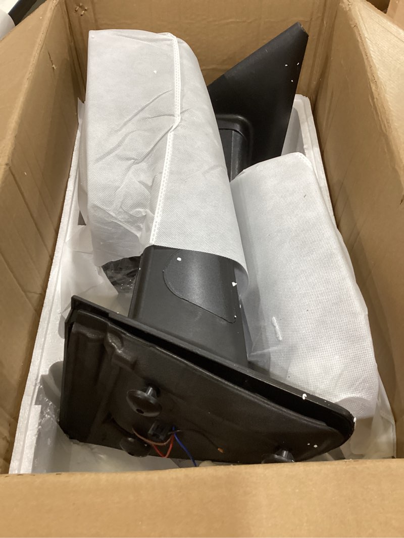 Condition photo showing Good Condition for pair towing mirrors fit 02-08 for dodge ram 1500 03-09 for dodge ram 2500 3500 with turn signal light power heated black housing set left+right