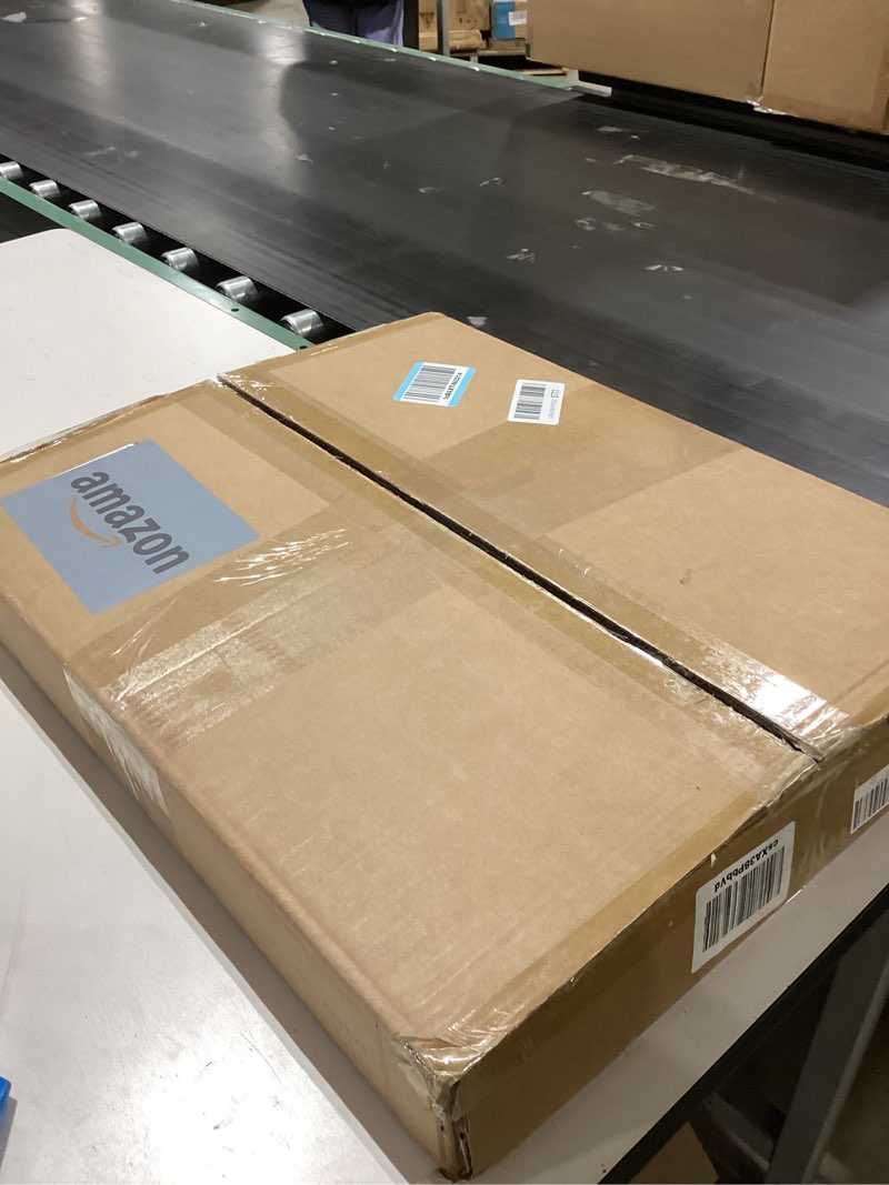 Condition photo showing New/Like New for Black Marble Cutting Board For Kitchen, Large Marble Slab Pastry Board With Non-Slip Feet For Baking, Cheese, Charcuterie, Chocolate, 16x20 Inch, Pack Of 1 Piece 20"L x 16"W Ocean Grey
