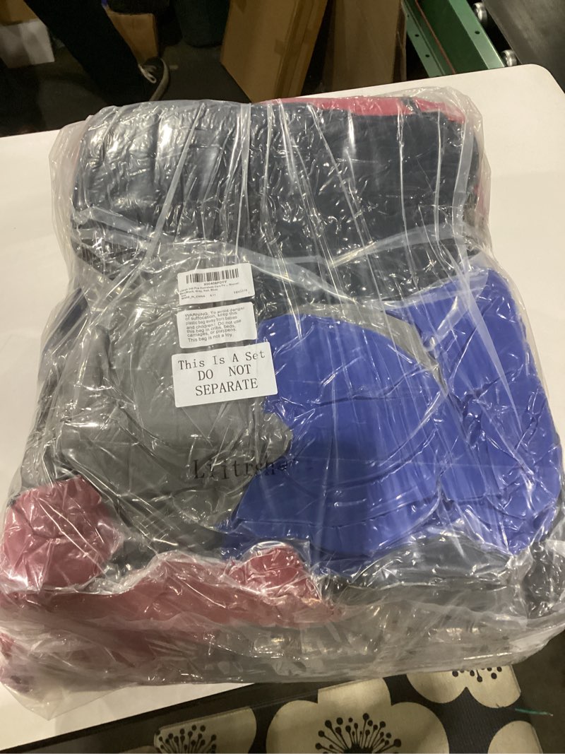 Condition photo showing New/Like New for Liitrsh 240 Pcs Homeless Care Package Supplies Winter Beanie Hat Gloves Socks Scarves Polyester Drawstring Bags for Women Men Black, Gray, Red, Blue