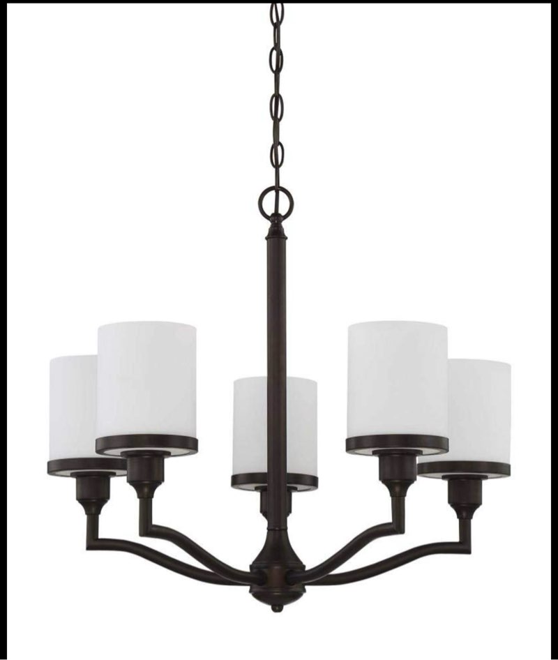 Sunset F21005-64 5 Lt 100W Mb Payton Chandelier