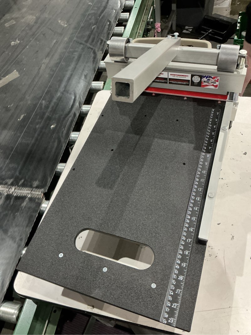 Condition photo showing As Is for incomplete. missing pieces. marshalltown 13-in floor cutter