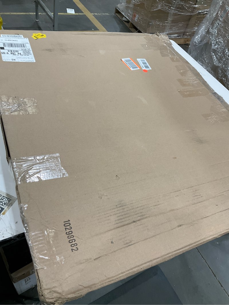 Condition photo showing As Is for Regalo Safety Baby Gate 56 Inch Extra Wide for Doorways & Bottom of Stairs, Pressure Mount Design for Babies, Toddlers & Pets, Tested & Safe for 30 Years, American Designed, American Owned, White White 29-56"W x 30"H