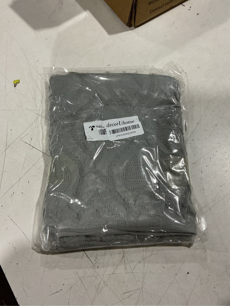 Condition photo showing Good Condition for decoruhome fall throw pillow covers 24x24 inch set of 2, soft plush faux wool grey solid couch pillow covers, accent euro sham farmhouse neutral square pillow cases for sofa bed living room 24" x 24" (pack of 2) grey