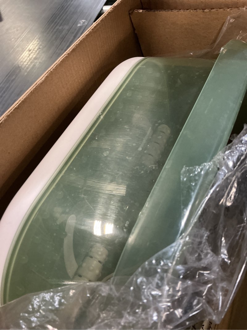Condition photo showing As Is for equate toe touch control bubble massage foot bath, 1 count