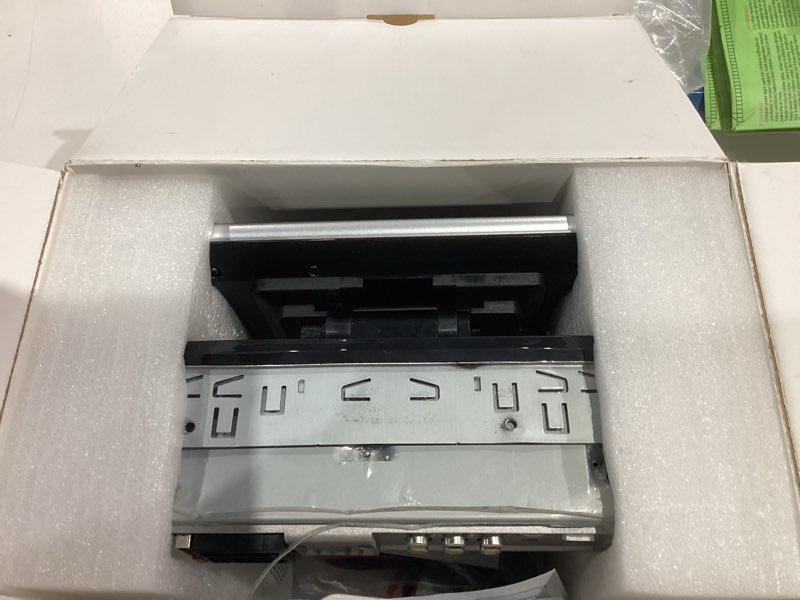 Condition photo showing Good Condition for 10.1 inch Single Din Car Stereo with CarPlay and Android Auto, 10 inch Touch Screen Radio with Mirror Link/1080P/EQ Audio/SWC/Bluetooth +Backup Camera+MIC