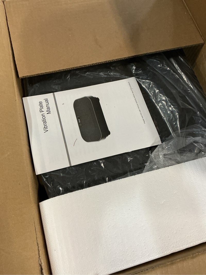 Condition photo showing New/Like New for Vibration Plate Exercise Machine, 330LB Full Body Vibrating Plate for Lymphatic Drainage & Weight Management, 200 Speed Vibration Board Workout Platform for Home Fitness RC-CFM-V97