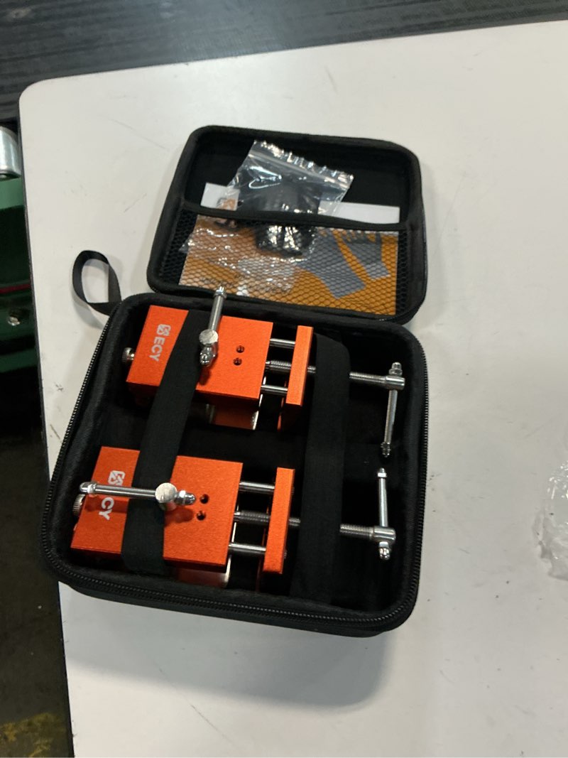 Condition photo showing Good Condition for ecy cabinet clamps 2 pack - cabinet face frame alignment tool?anodized aluminum alloy, professional 