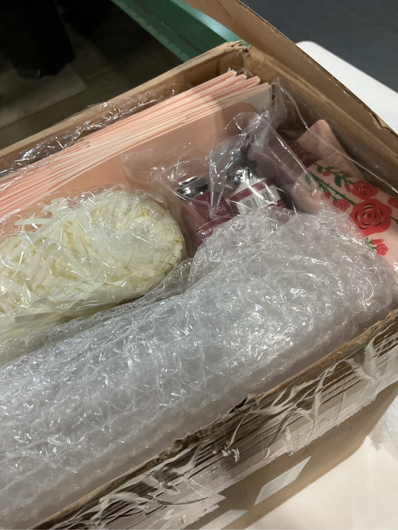 Condition photo showing Good Condition for teenyyou 80 pcs bridesmaid proposal gifts bridesmaid gift box set maid of honor box include glass cup candle cards scrunchies hair knotted bracelets hand cream diamond pens (pink)