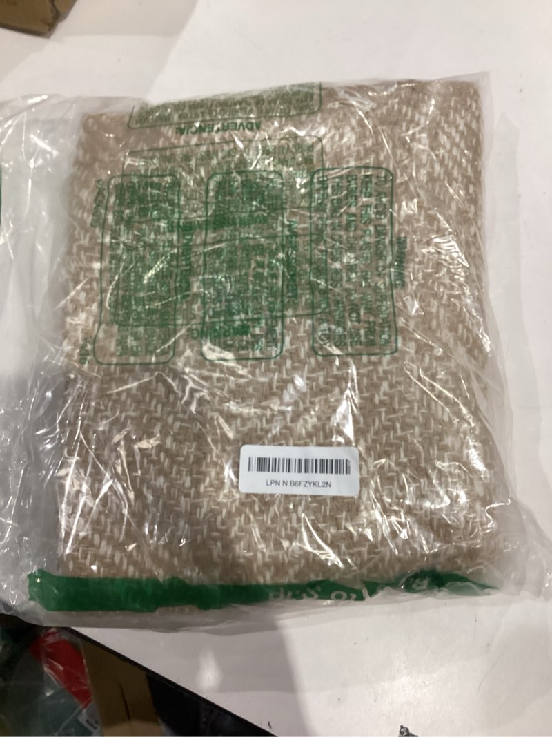 Condition photo showing Good Condition for collive hallway runner rug, 2' x 5' soft washable tan contemporary modern laundry room indoor hand-woven cotton carpet for bedroom entryway front door farmhouse kitchen tan/cream 2' x 5'(rectangular)