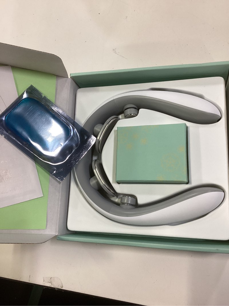 Condition photo showing Good Condition for Neck Massager with Heat, Portable Electric Neck Massager for Pain Relief Deep Tissue, 10 Modes&16 Levels, 130g Ultra-Light Wear, Relax Gift for Her/Him/Friend/Dad/Mom
