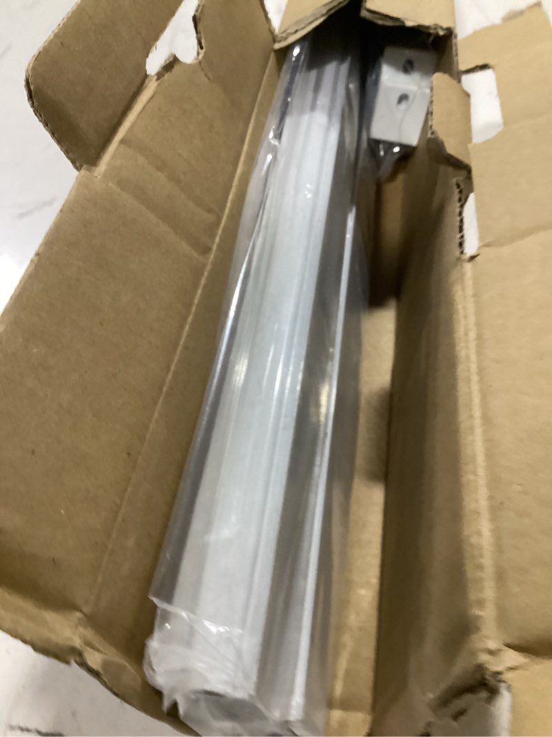 Condition photo showing Good Condition for makefeile ceiling curtain tracks 9ft,curtain track wall mount,ceiling mounted sliding door curtains rails outdoor extra long curtains rod room divider track for living bedroom with hooks,white white 9 ft (3 pieces)