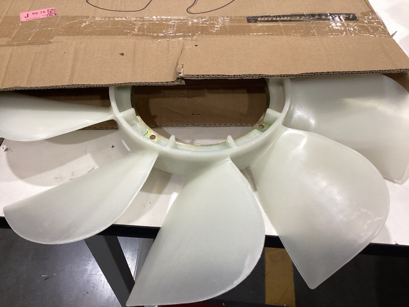 Condition photo showing As Is for a-premium radiator cooling fan blade compatible with nissan armada 2017-2024 & infiniti qx80 2014-2023, qx56 2011-2013, 5.6l