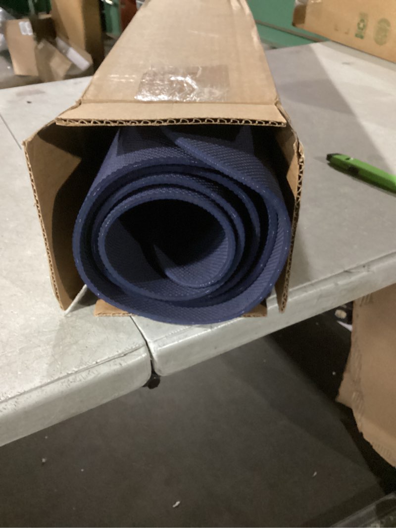 Condition photo showing Good Condition for Manduka Begin Yoga Mat 68" - 5mm Cushioning | Comfortable, Lightweight & Reversible with Alignment Stripe | Budget-Friendly | 68 x 24 inches Midnight