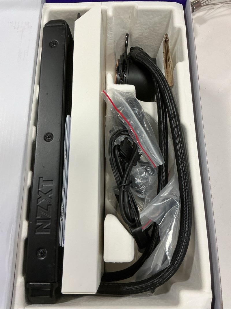 Condition photo showing As Is for NZXT Kraken Elite 280 RGB 2024 - AIO CPU Liquid Cooler - 280mm Radiator - F280 RGB Core Fan - Customizable 2.72" IPS LCD - NZXT Turbine Pump - AMD® AM5, AM4 - Intel® LGA 1851/1700, 1200/115X - Black 280mm Radiator RGB
