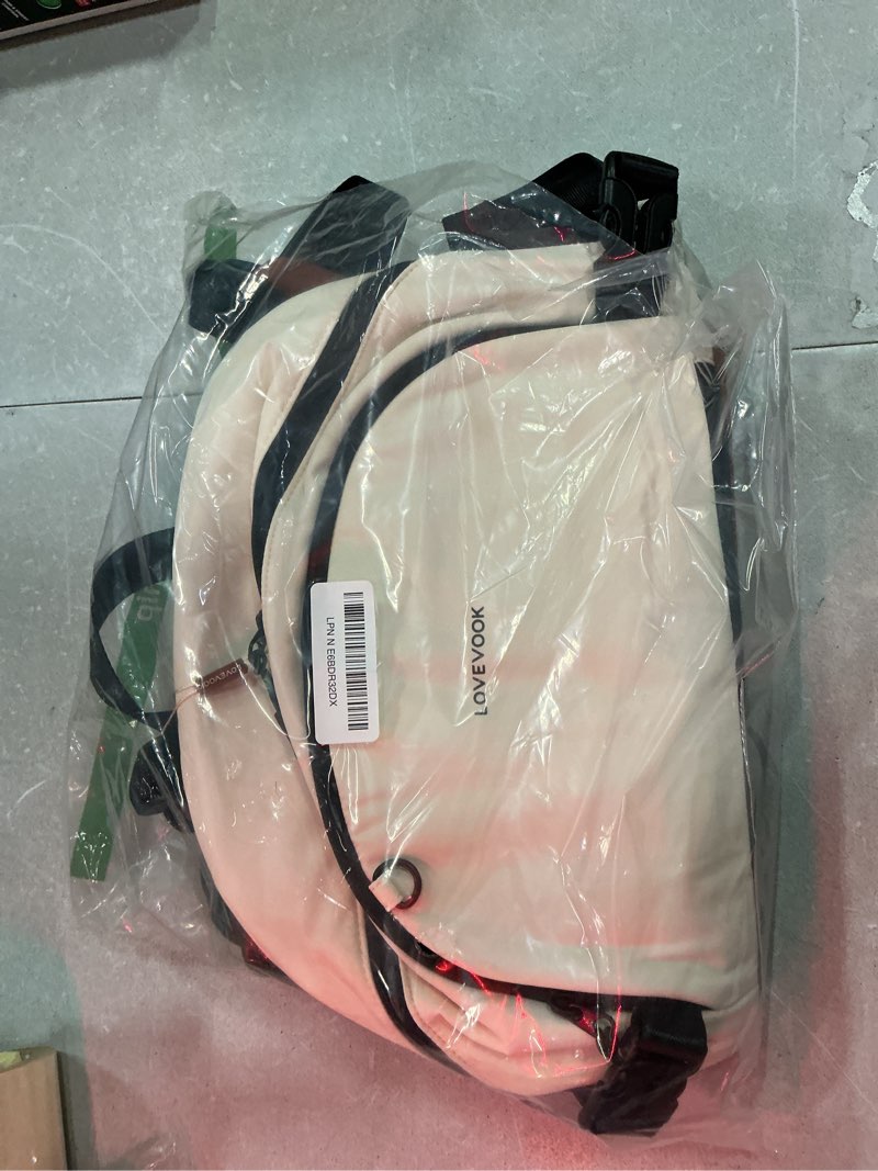 Condition photo showing Good Condition for lovevook everyday backpack for women, chic versatile backpack with water bottle pocket, lightweight waterproof casual daypack for city work commute, college, travel & gifts, black-white-brown large-17.3inch black-white-brown