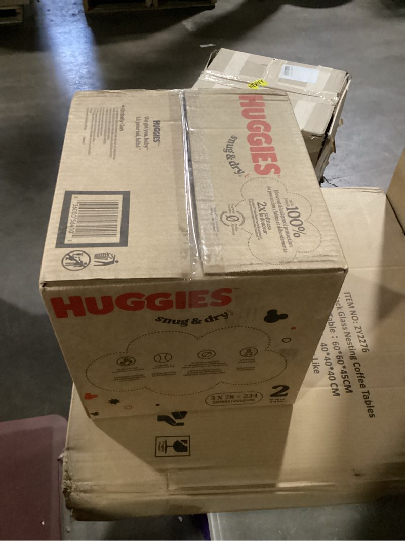 Condition photo showing New/Like New for huggies snug & dry disposable diapers - size 2 - 234ct