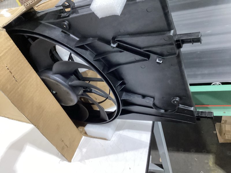 Condition photo showing Good Condition for engine radiator cooling fan assembly replacement for chevy cruze 2011-2016 replacement for buick verano 2012-2017 radiator ac condenser cooling fan replace 13360890 13372154 13289627 13427161 13427160