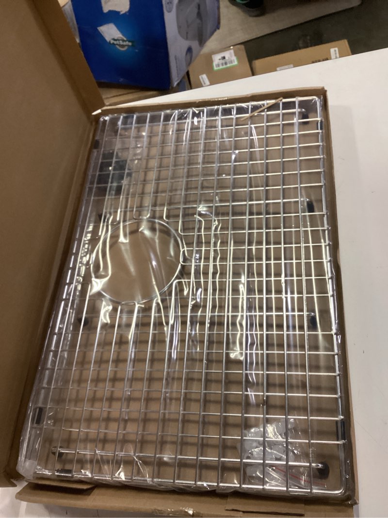 Condition photo showing New/Like New for Serene Valley Sink Bottom Grid 22" X 14-1/2", Rear Drain with Corner Radius 3/16", Sink Protector SVH2215R