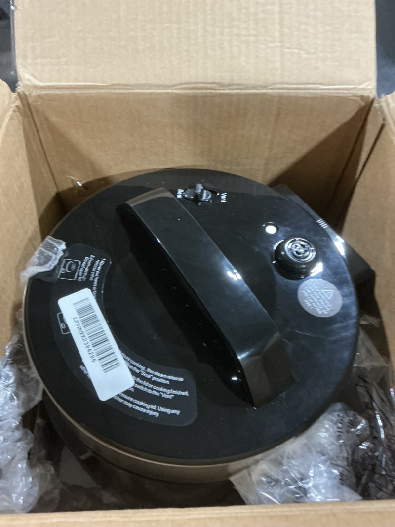 Condition photo showing As Is for DUMOS 12-in-1 Electric Pressure Cooker 6 QT Stainless Steel Multi Cooker Electric for Pressure, Rice, Steamer, Yogurt Maker, Slow Cook,Meat Stew, Cake, Porridge, Multigrain, Sliver Sliver 6 Quarts
