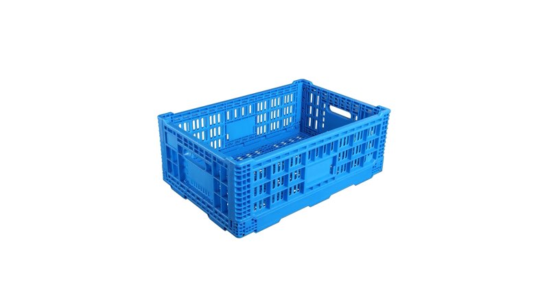 Collapsible Storage Bin Containe 52 Liter Transferheavy duty plastic storage box,blue milk crates he
