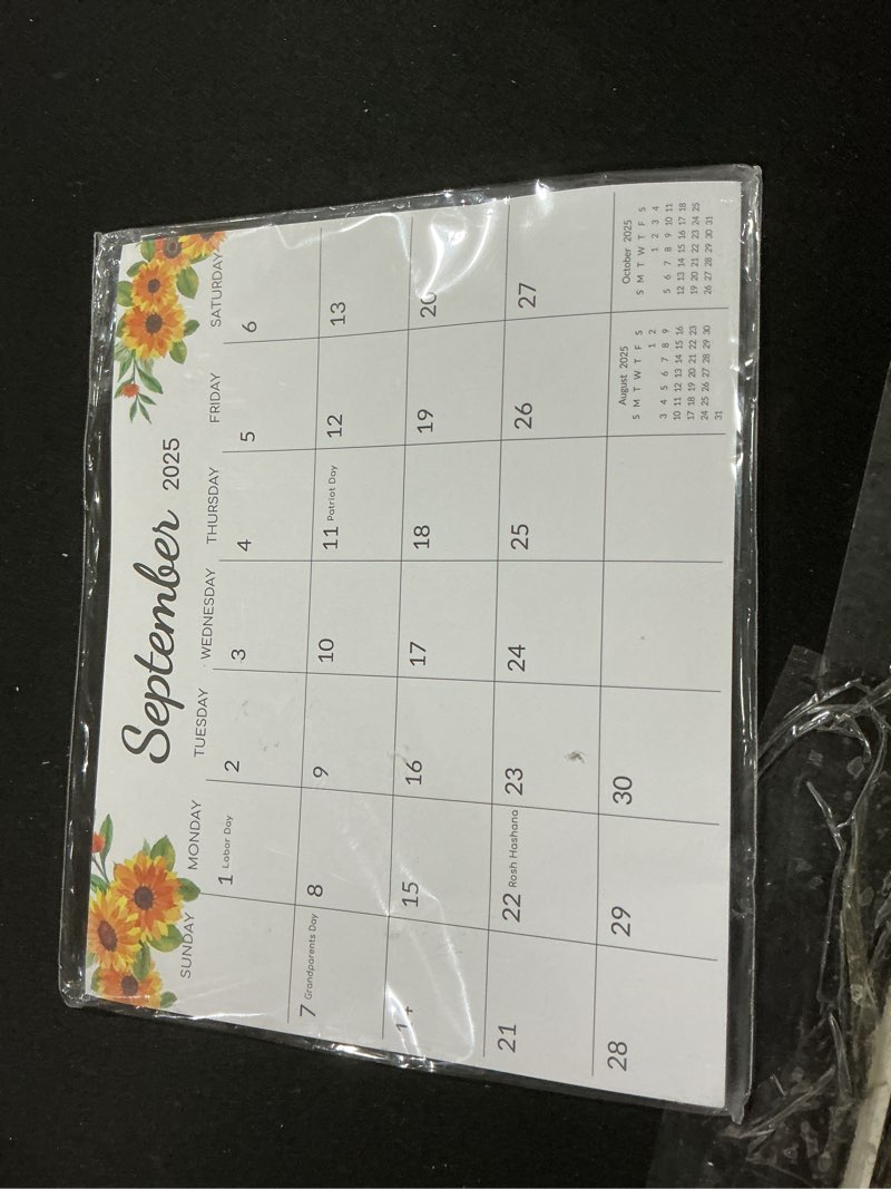 Condition photo showing As Is for (Similar to stock photo) (2025) Sunflower Calendar 2026 Monthly Wall Calender 12 Month | American Made In The USA Sunflowers 2026