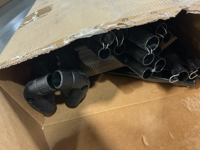 Condition photo showing Good Condition for Veehoo Original Elevated Dog Cot Bed - Outdoor Raised Dog Bed, One-Sided Raised Headboard Cooling Pet Sleeping Training Cot, Non-Slip & Breathable, XL 41"L x 27"W x 7.9"Th Beige Coffee