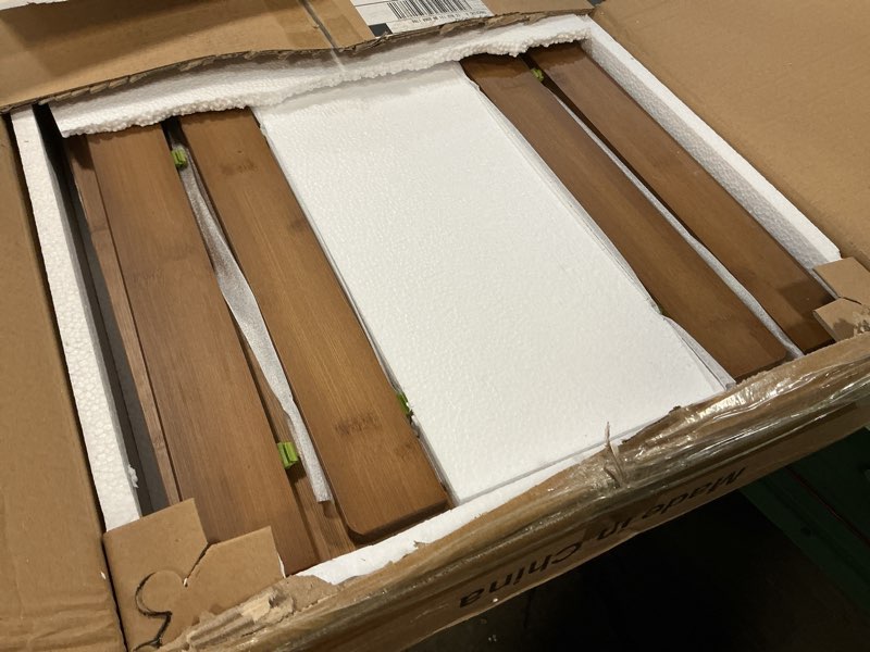 Condition photo showing Good Condition for wire shelf covers, bamboo wire rack covers for pantry, closet (4pcs, 24" w x 16" d) 24"w x 16"d 4