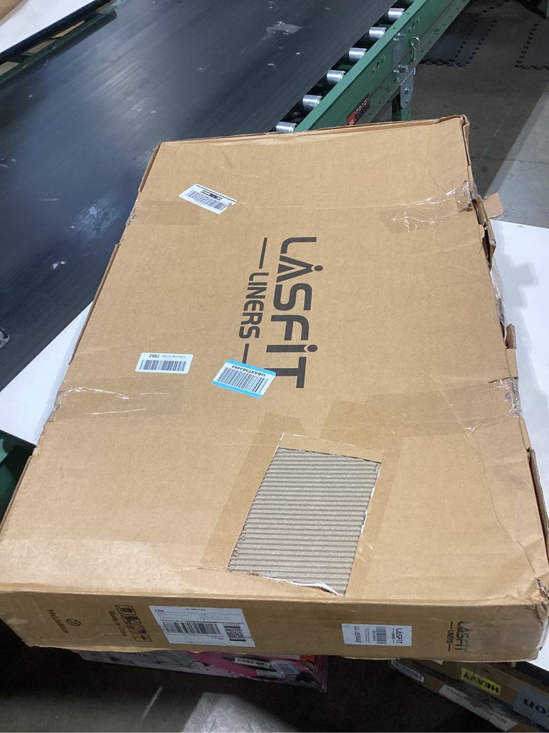 Condition photo showing Good Condition for lasfit floor mats & trunk mat for jeep wrangler jl 2018-2025 2026 4 door cargo with subwoofer, all weather tpe custom cargo mat fit for flat load floor gas type (not for jk/not phev/not 2-door) wrangler jl 18-26 (with subwoofer)