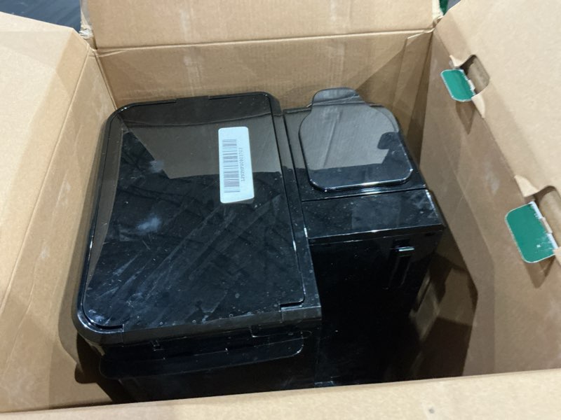 Condition photo showing As Is for cuisinart 12-cup coffee maker, single-serve brewer glass carafe, automatic hot & iced coffee machine, brew strength control and brew pause, ss-16bks, black stainless steel