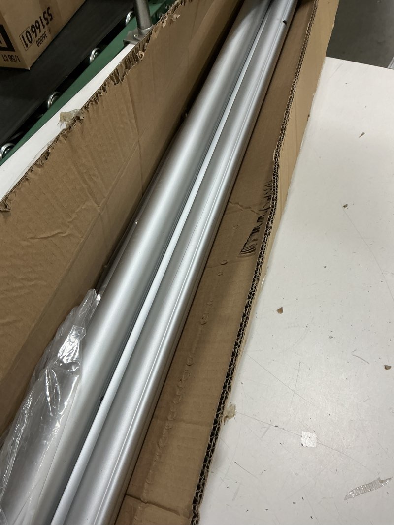 Condition photo showing Good Condition for zonon 2 pcs 4-10ft double layer adjustable crossbar and hangers for use with pipe and drape kit pipe and drape crossbar for backdrop stand, background curtain and wedding decor 2 4-10 ft