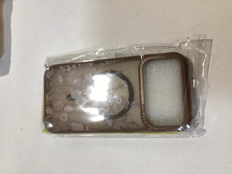 Condition photo showing New/Like New for domaver for iphone 17 pro max case, magnetic phone case for iphone 17 pro max [compatible with magsafe] slim fit flowers floral design shockproof protective bumper women men girls boys cover- brown for iphone 17 pro max brown