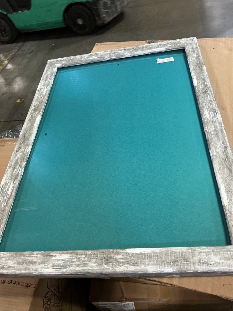 Condition photo showing Good Condition for icona bay 13x19 pony gray picture frame, country rustic style 13 x 19 poster frame, wall mount only, barnwood collection