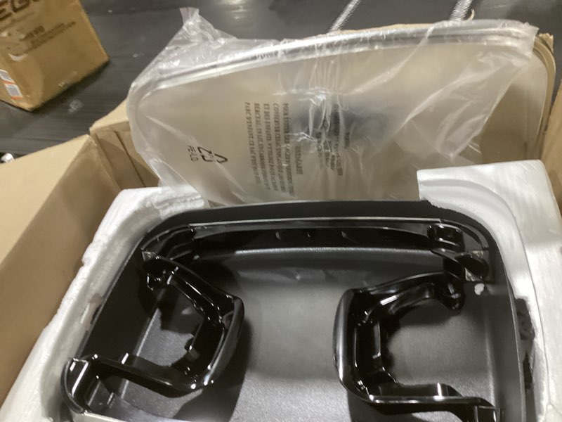 Condition photo showing As Is for presto 06857 16-inch electric foldaway skillet, black